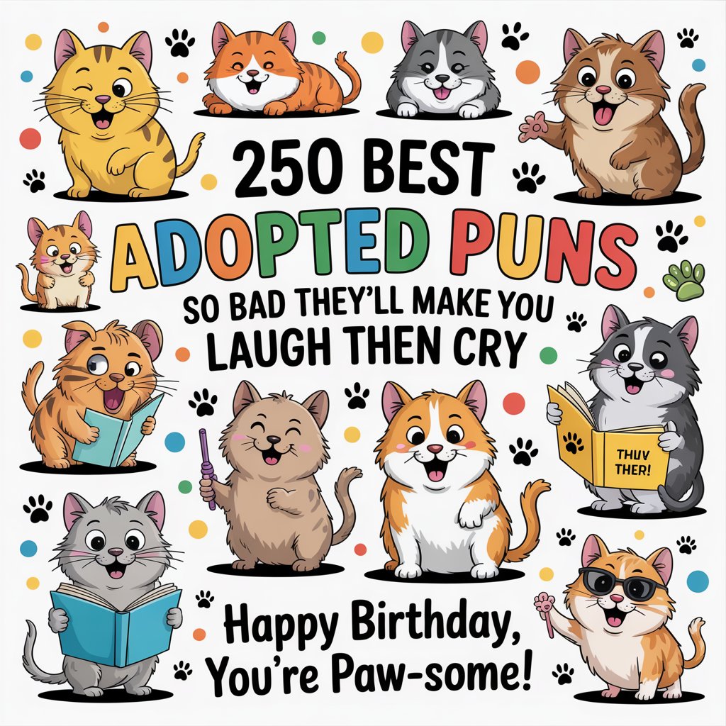 250 Best Adopted Puns So Bad They’ll Make You Laugh Then Cry